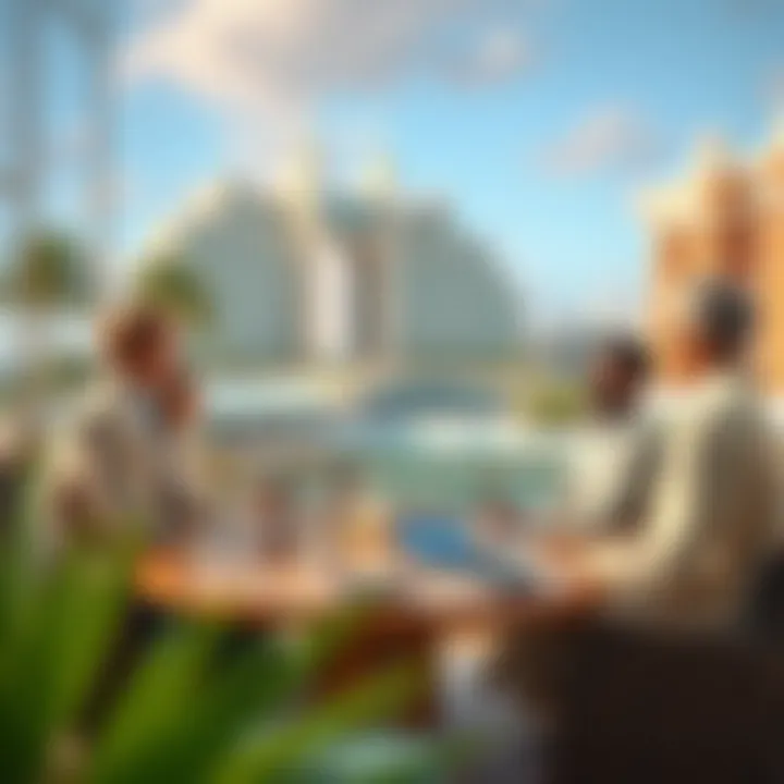 Investors discussing plans for Atlantis The Royal