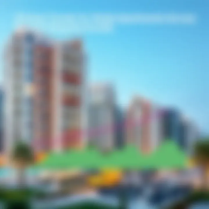 Chart displaying pricing trends for studio apartments across neighborhoods