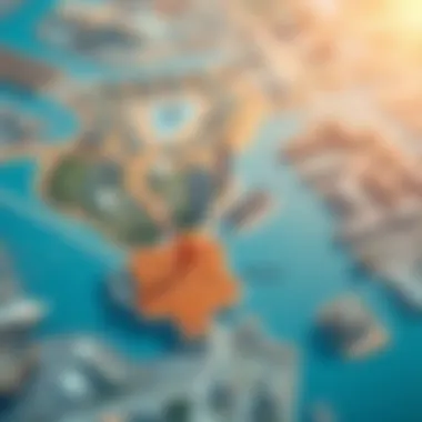 Interactive map highlighting VirtueZone areas in Dubai