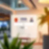 A digital interface showcasing a visa status check