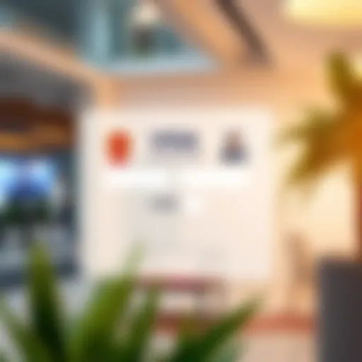 A digital interface showcasing a visa status check