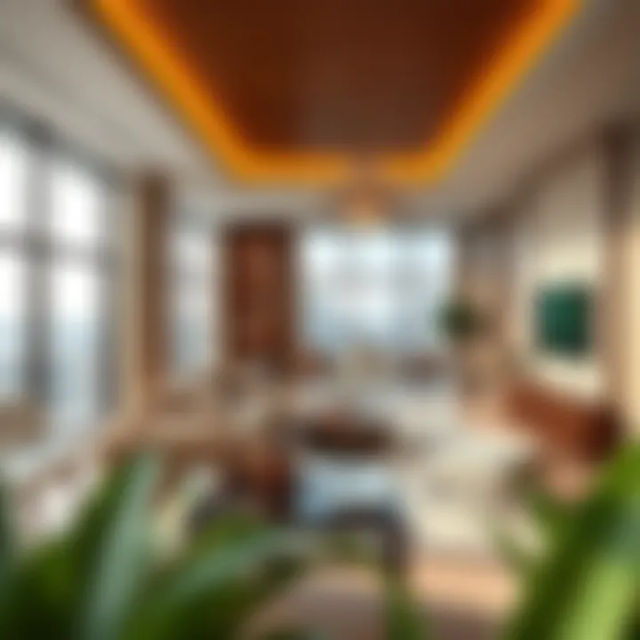 Interior design of a luxury apartment in Voleo Damac