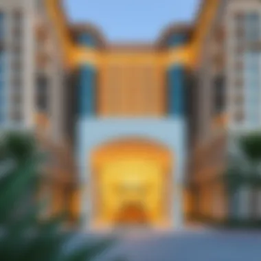 Luxurious exterior view of Voleo Damac showcasing architectural design