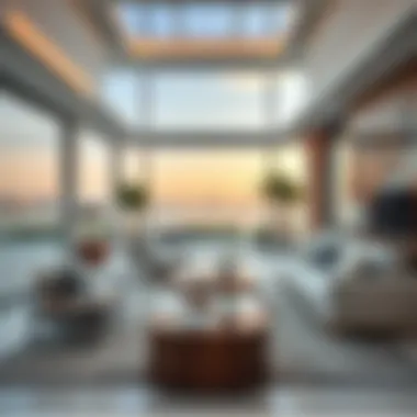 Luxurious interior design of a Yas Beach Residences apartment