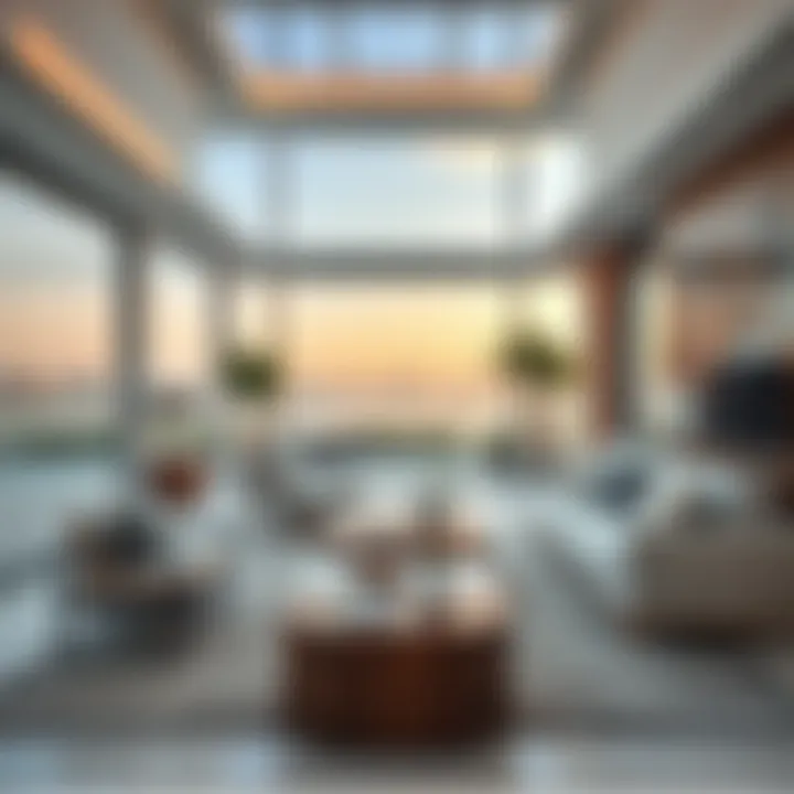 Luxurious interior design of a Yas Beach Residences apartment