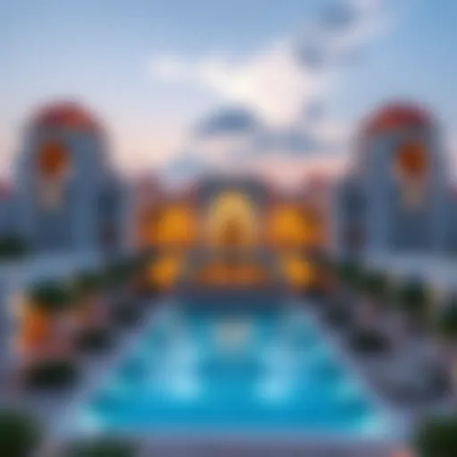 Stunning architectural views of Zumurud in Dubai