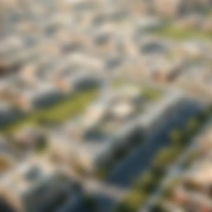 Aerial view showcasing the prime location of Zumurud